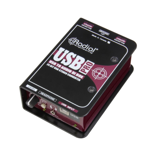 Radial USB PRO 스테레오 USB 랩탑 다이렉트 박스