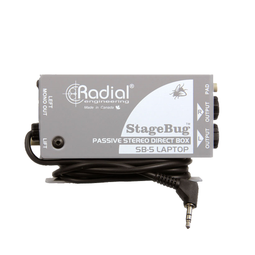 Radial StageBug SB-5 랩탑 다이렉트 박스