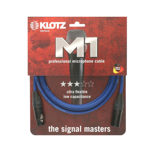KLOTZ M1FM2N 마이크 케이블 (1m/3m/5m)
