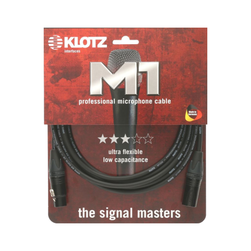 KLOTZ M1FM1N 마이크 케이블 (1m/3m/5m/10m)