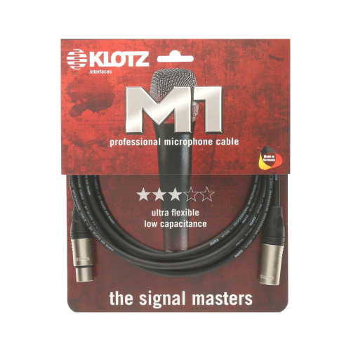 KLOTZ M1K1FM 마이크 케이블 (1m/3m/5m/10m)
