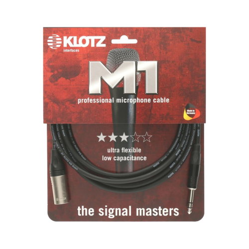 KLOTZ M1MS1K 밸런스드 케이블 (1m/3m/5m/10m)