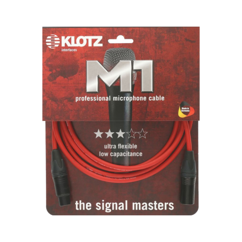 KLOTZ M1FM3N 마이크 케이블 (1m/3m/5m)