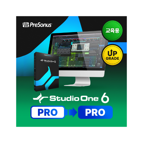PreSonus Studio One 6 Professional EDU Upgrade from Professional EDU DAW 프로그램 (전자 배송)